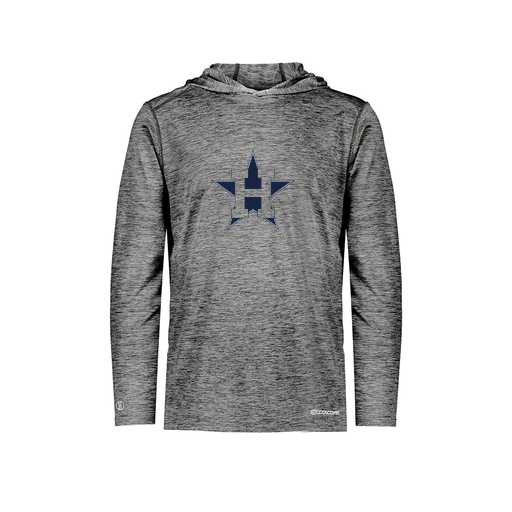 [FOLHCGBK-YS-LOGO3] Decker Youth Charge Hoodie (Youth S, Black, Logo 3)