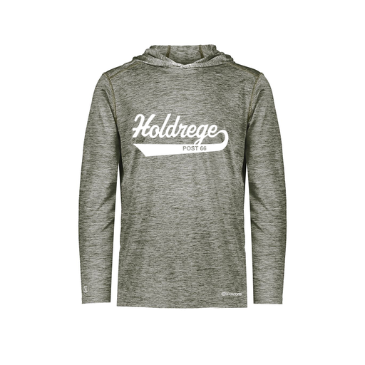 [FOLHCGGY-YS-LOGO2] Decker Youth Charge Hoodie (Youth S, Gray, Logo 2)