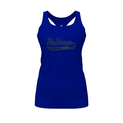 [FT0TRBRY-FYS-LOGO1] Decker Racerback Tank Top (Female Youth S, Royal, Logo 1)