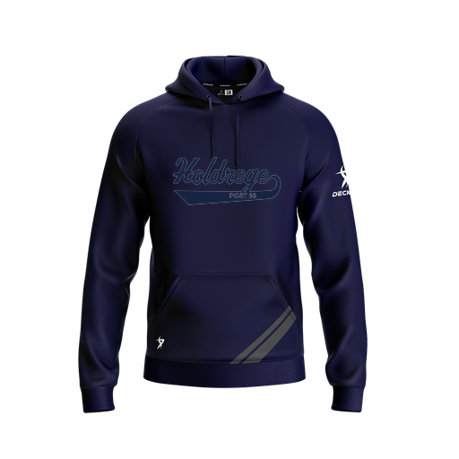 [FOLHSMNV-YXS-LOGO1] Decker Summit Hoodie (Youth XS, Navy, Logo 1)
