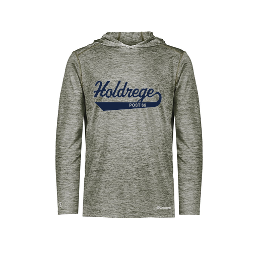 [FOLHCGGY-YS-LOGO1] Decker Youth Charge Hoodie (Youth S, Gray, Logo 1)